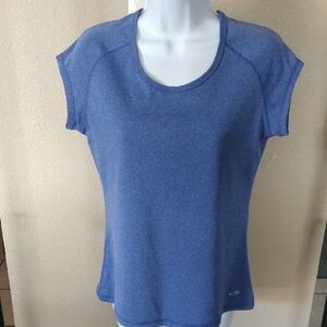 Champion Women's Short Sleeve Blue Tee